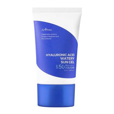 Crema tip gel de protectie solara 50+ cu acid hialuronic Isntree